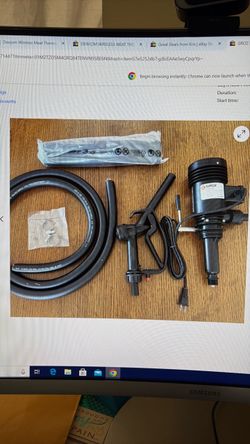 Grow 110v fuel barrel pump