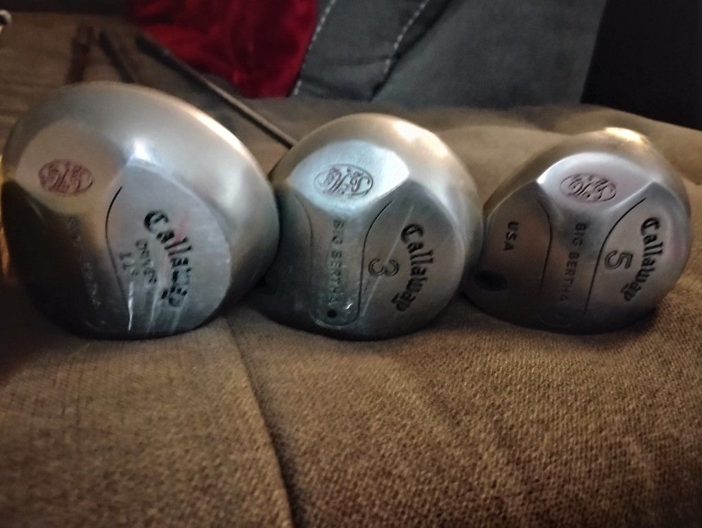 Callaway Drivers Big Burtha And Jr Clubs
