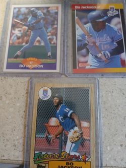 Bo Jackson Baseball Card Bundle