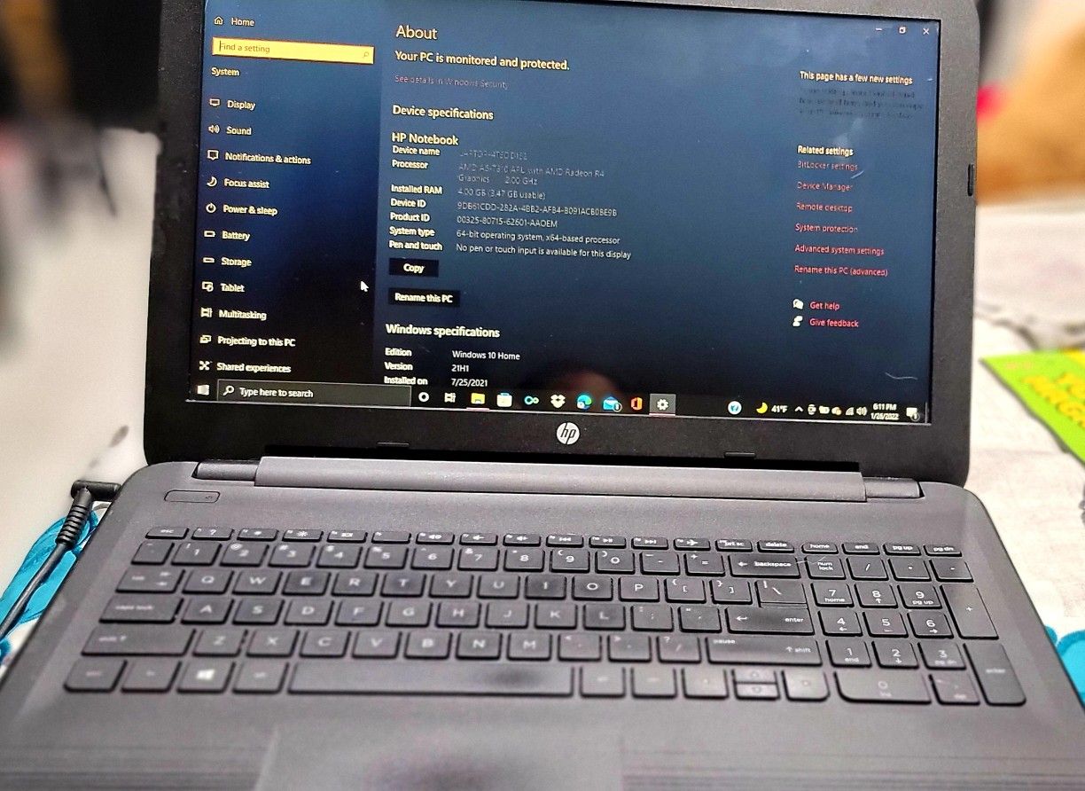Hp x7t78ua#aba 15 Inch Laptop