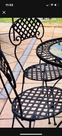 Iron Patio Set
