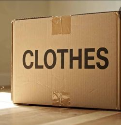 Womens used clothing boxes dont miss