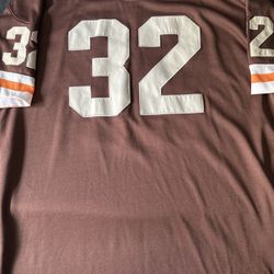 Authentic Mitchell & Ness NFL Cleveland Browns Jim Brown Football Jersey 1964 52