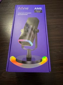 Fifine AM8 USB/XLR Dynamic Microphone Black