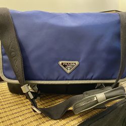 PRADA Shoulder Bag Blue (Rare) 
