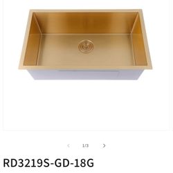 Kitchen Sink Gold Color 
