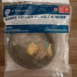 GE® Range Cord - Universal (WX09X10035)
 4'

