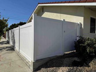 Vinyl Gates & Electric Sliding Driveway Gate