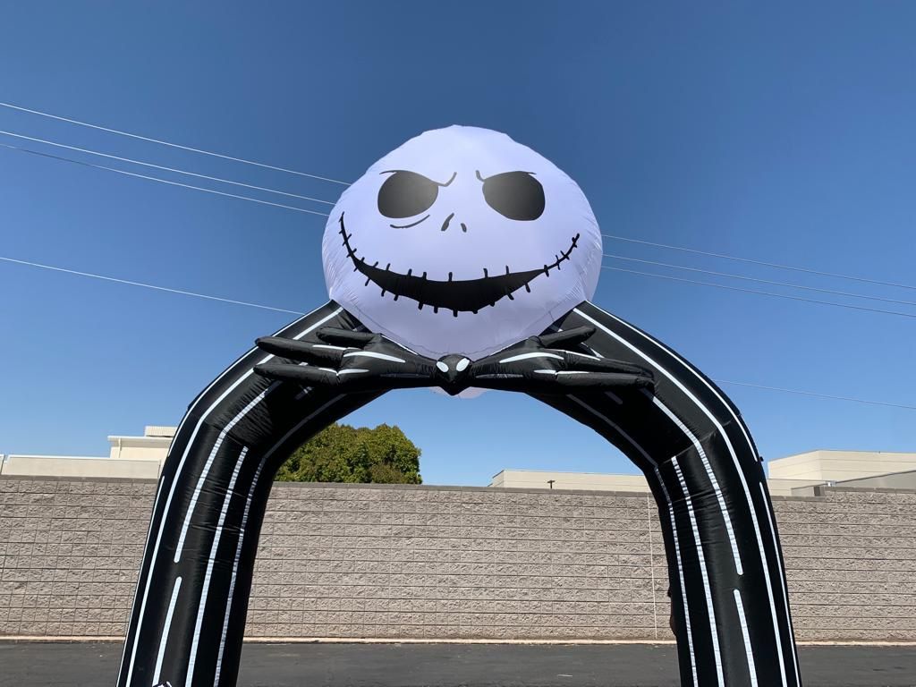 Nightmare Before Christmas Jack Skellington Archway inflatable