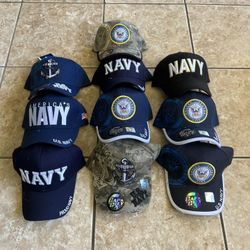 USA 🇺🇸 Navy Ajustables Hats 🧢 $10 Each