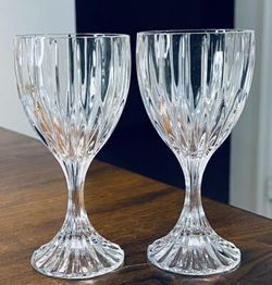 MIKASA PARK LANE CRYSTAL GOBLETS GLASSES