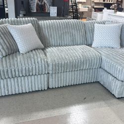 OM• $38 Initial • Brand New Stupendous Sectional With Chaise 