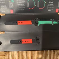 Apple Unity Black and Red Smartwatch Band