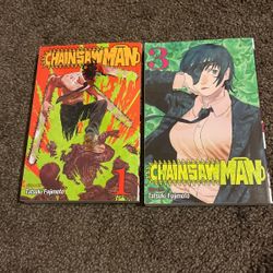 chainsawman Manga 1 And 3