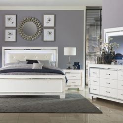 Bedroom Furniture, Bed, Furniture, Bedroom Set, Dresser, Mirror, Nightstand, Contemporary Bedroom Sets , Black Bed, Grey Bed, Silver Bed, White Bed
