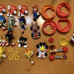Sonic the hedgehog and Mario Toy Figures Set pick up Coral Springs 33071