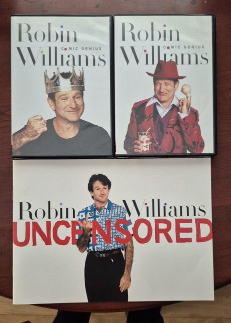 Robin Williams Comic Genius Vol 1 & 2 DVD, 12-Disc Set w/ Booklet