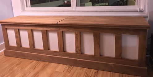 Hand Built Dual Purpose Bench/ Blanket Chest