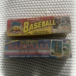 Topps baseball cards.  Never Opened