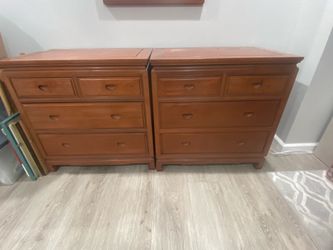 Rosewood Dressers. Two 30” Rosewood Dressers