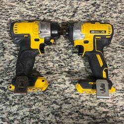 2 Dewalt Impact Drills