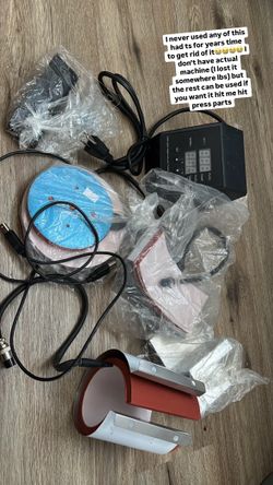 BRAND NEW heat Press Parts (missing Machine)