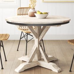 Brand New Round Dining Table + 2 Chairs