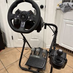 Logitech G920 + Shifter + Stand