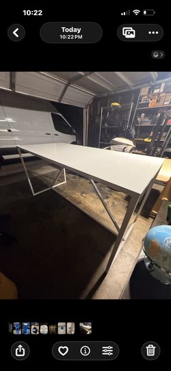 BLUDOT Strut 75" Large Outdoor Table