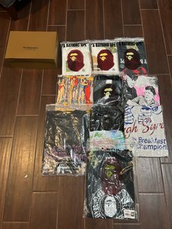 A Bathing Ape Men's Multicolor Graphic Logo Cotton Jersey T-Shirts & That’s A awful a lot of cough syrup