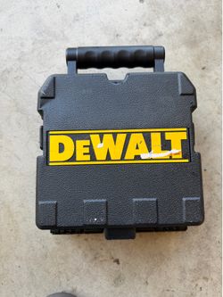 DEWALT self leveling dual laser in case.