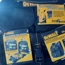 DeWalt Book Bag With Charging Port Built In