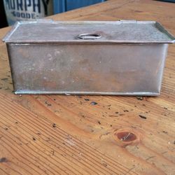 Antique Vintage Brass Lidded Box