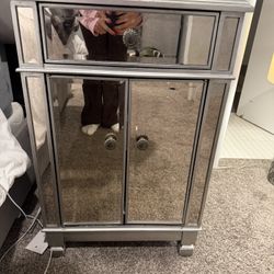 2- Pier 1 Hayworth Mirrored Night Stands