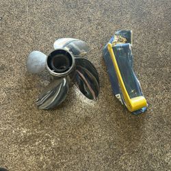 Four Blade Stainless Steal Boat Prop With Tool