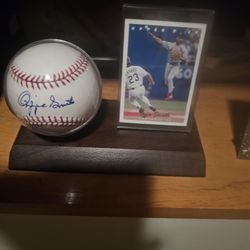 I see smith autographed baseball mint condition