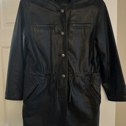 Women's Leather Coat
