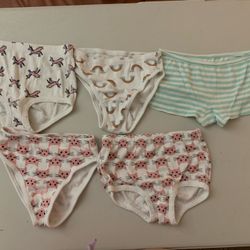 Hanna Andersson Girls Medium Underwear Organic 