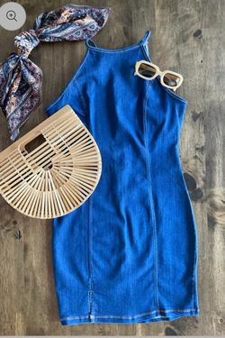 Denim Mini Dress (New)