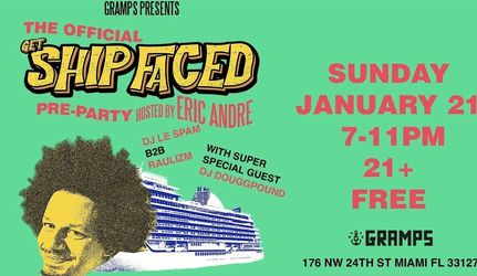 eric andre pre party at gramps 1/21