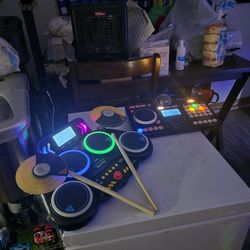 Kids Vtech Drums And Dj Mixer Basically Brand New 