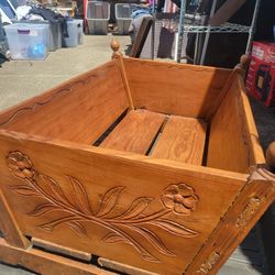 Handmade Wooden Cradle