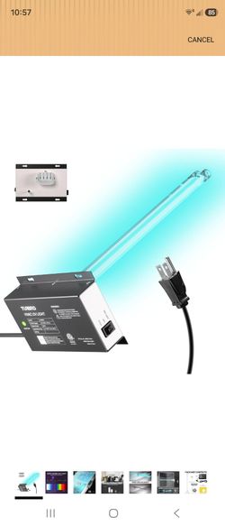 Brand New TURBRO 36W HVAC UV Light with Airflow Sensor