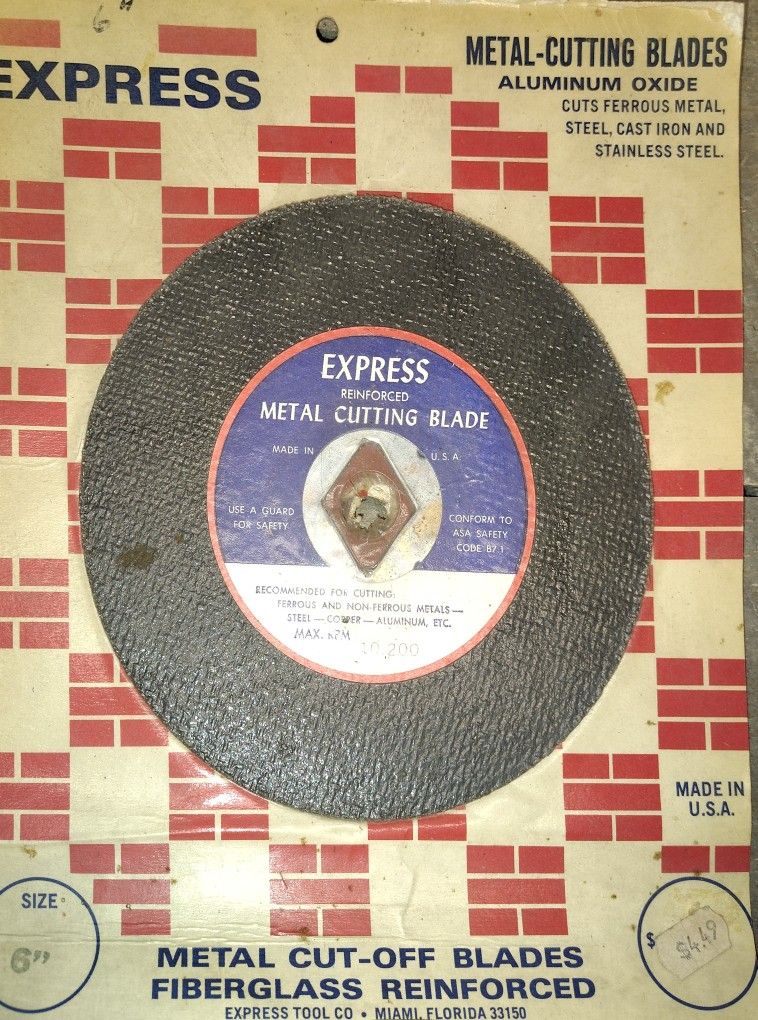 Express Metal Cutting Blade 6"