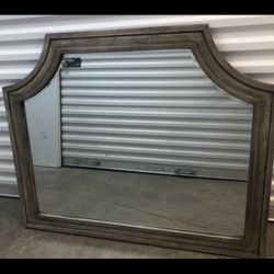 Dresser Mirror Gray 