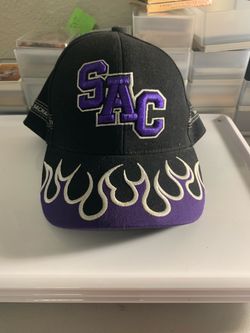 Sacramento SAC Flame Embroidered Snapback Hat