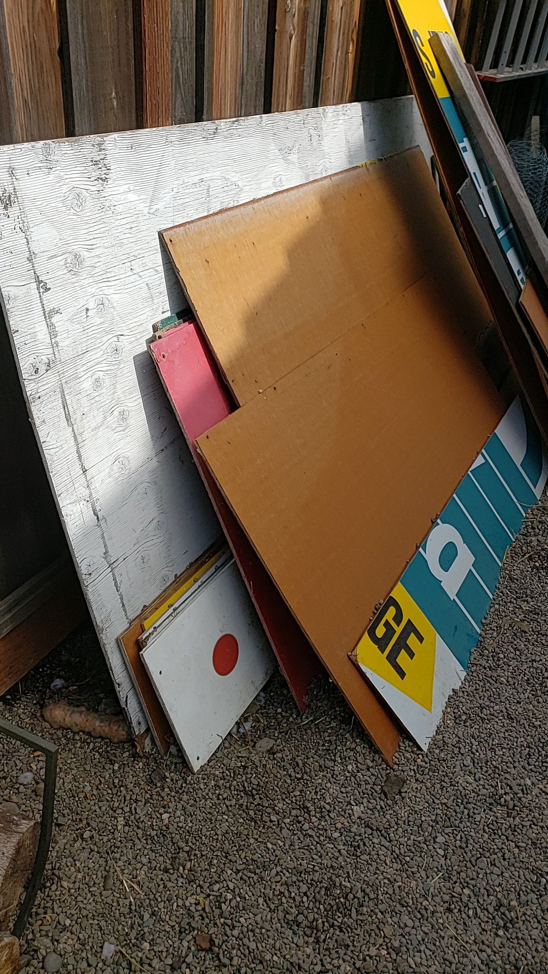 Free Used Plywood and Scrap 2x4