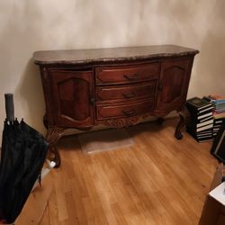 Cabnet With Marble Top