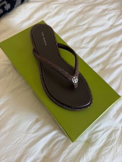 Tory Burch Chelsea Embellished Flip Flops