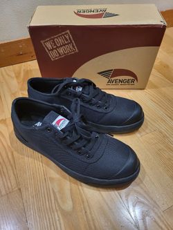 Avenger Blade Low CT A223 Womens Work Shoes 9.5 B Black Safety Toe NEW